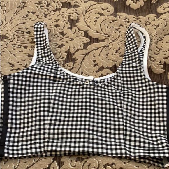 Dance & Marvel size S checkered crop top - Picture 4 of 8